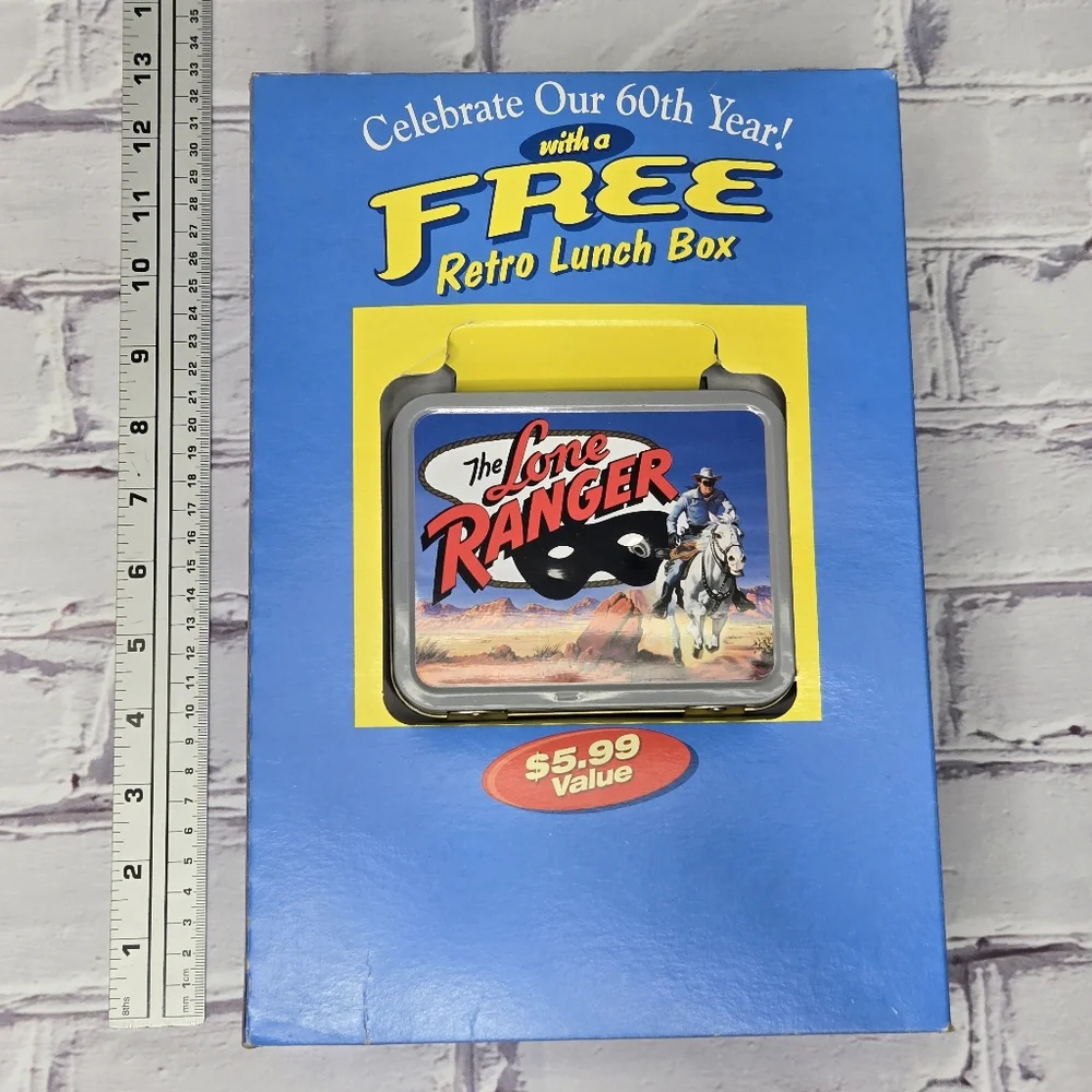 The Lone Ranger Miniature Lunch Box Cheerios 60th Anniversary 2001 General Mills